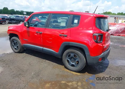 2015 Jeep Renegade Sport from USA, damaged, VIN ZACCJBAT3FPC13655